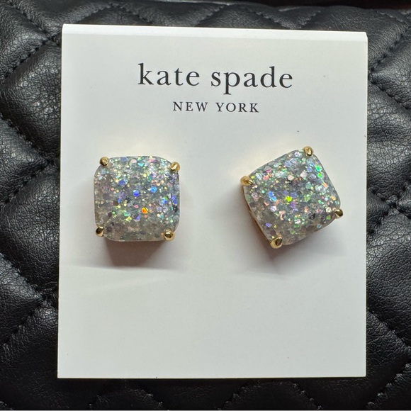 kate spade Jewelry - Kate Spade Iridescent Square Earrings